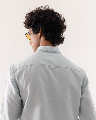 Full Sleeve Shirt for Special Occasions – Blue Arva Toucan by Paarsh