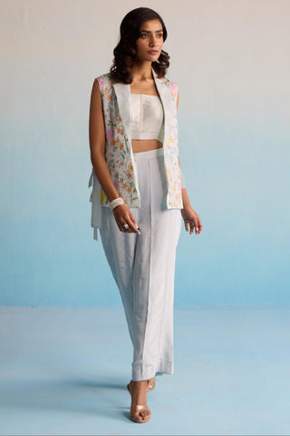 Blue bahaar lilou co-ord set