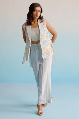 Blue bahaar lilou co-ord set