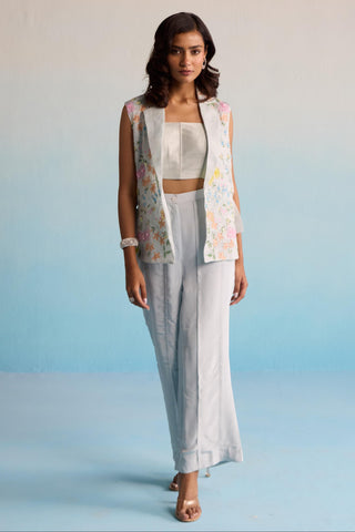 Blue bahaar lilou co-ord set