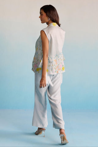 Blue bahaar lilou co-ord set