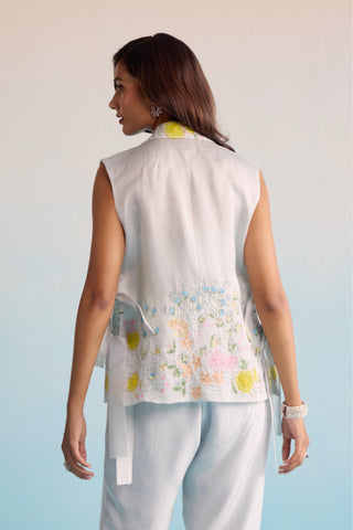 Blue bahaar lilou co-ord set