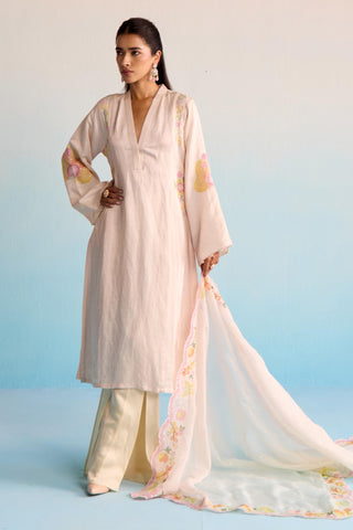 Pink bahaar azami kurta set