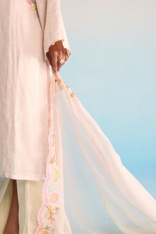 Pink bahaar azami kurta set