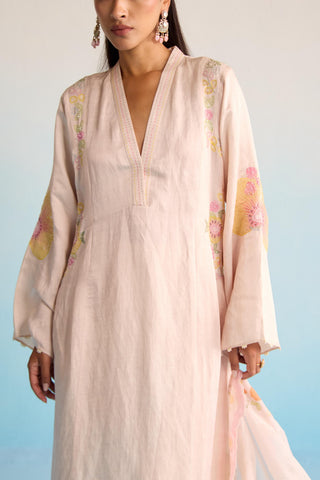 Pink bahaar azami kurta set