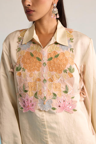 Yellow bahaar raysa co-ord set