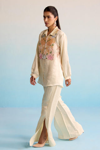 Yellow bahaar raysa co-ord set