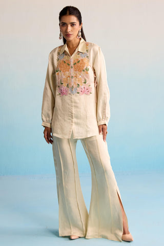 Yellow bahaar raysa co-ord set