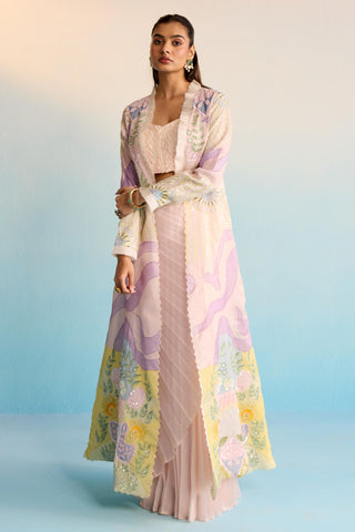 Pinl bahaar serelina skirt with jacket