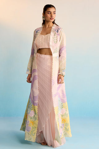 Pinl bahaar serelina skirt with jacket