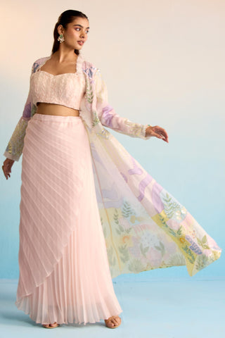 Pinl bahaar serelina skirt with jacket