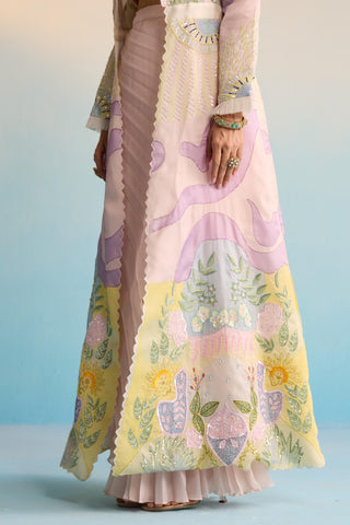 Pinl bahaar serelina skirt with jacket