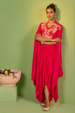 Pink bahaar lumina kaftan