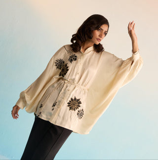 Beige bahaar solara co-ord set