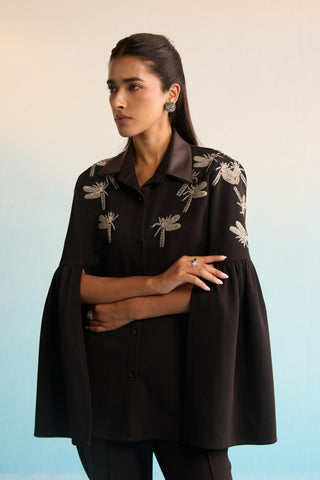 Black bahaar valeska co-ord set