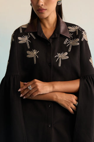 Black bahaar valeska co-ord set