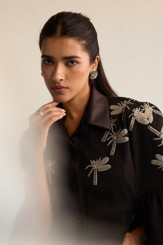 Black bahaar valeska co-ord set