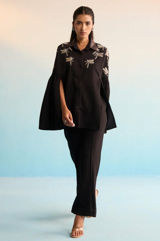 Black bahaar valeska co-ord set