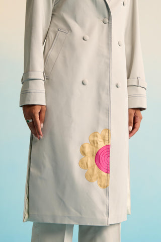 Gray bahaar elvyn jacket set