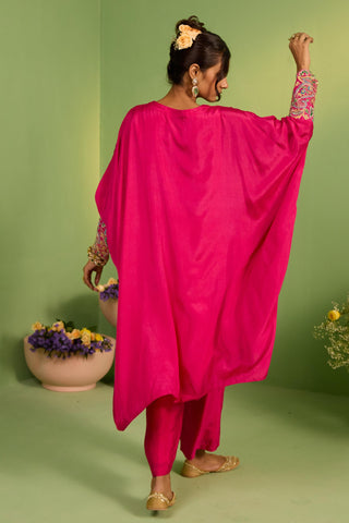 Pink bahaar elora kaftan set
