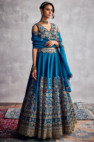 Blue forever vows lehenga set
