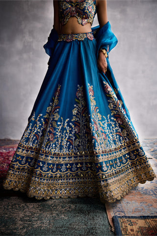 Blue forever vows lehenga set