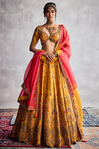 Gold forever vows lehenga set