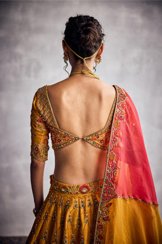 Gold forever vows lehenga set