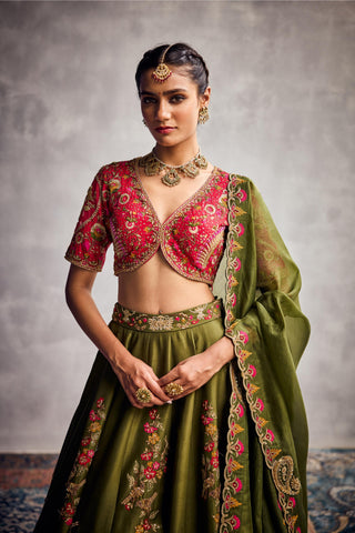 Green forever vows lehenga set
