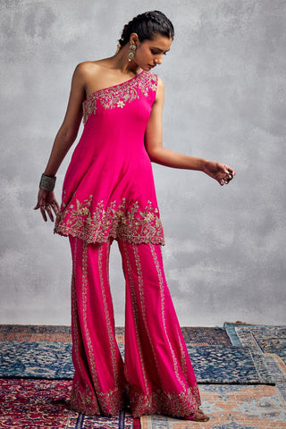 Pink forever vows top pant set