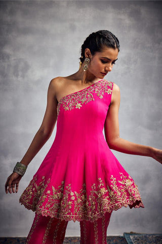 Pink forever vows top pant set