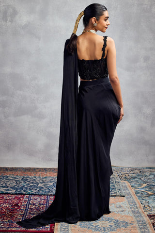 Black forever vows saree set