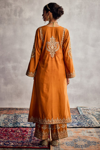 Orange forever vows anti-fit kurta pants set