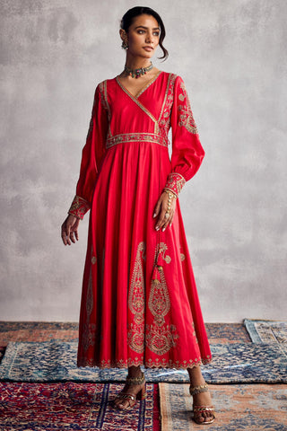 Red forever vows angrakha set