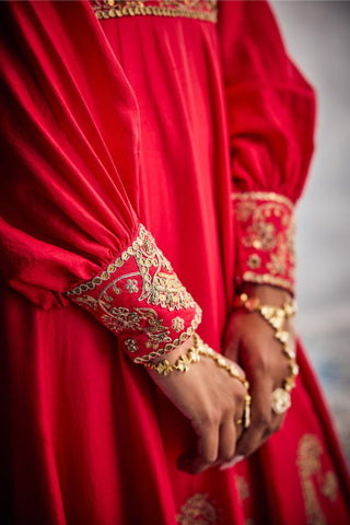 Red forever vows angrakha set