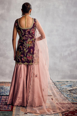 Purple forever vows sharara set