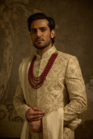 Ivory stardust mehraan sherwani