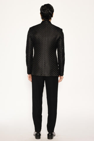 Black stardust bandhgala