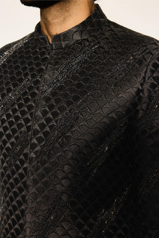 Black stardust bandhgala