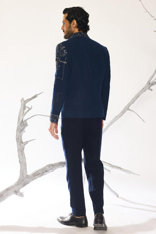 Blue stardust azure vault shacket