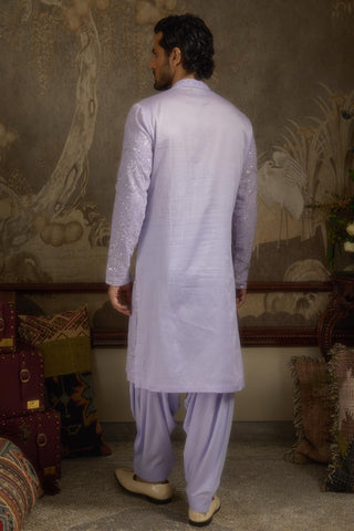 Purple stardust raahi gul kurta