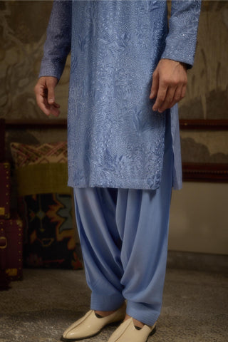 Blue stardust fiza gul kurta