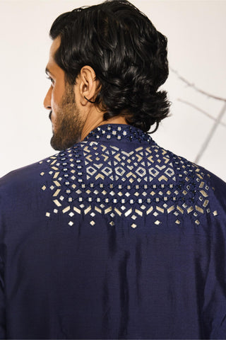 Blue stardust neel-gul kurta