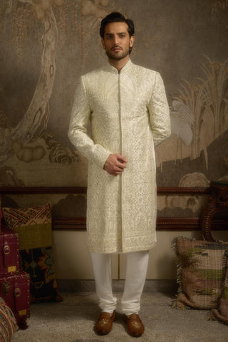 Ivory stardust heeranva sherwani