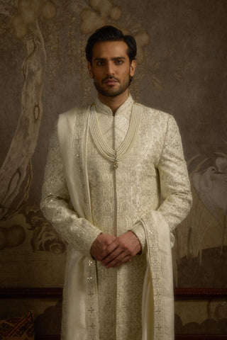 Ivory stardust heeranva sherwani