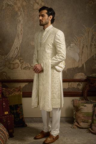 Ivory stardust heeranva sherwani