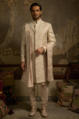 Pink stardust haathiraaj sherwani