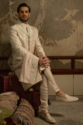 Pink stardust haathiraaj sherwani