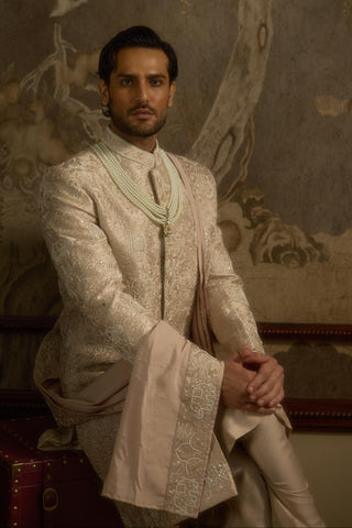 Pink stardust haathiraaj sherwani