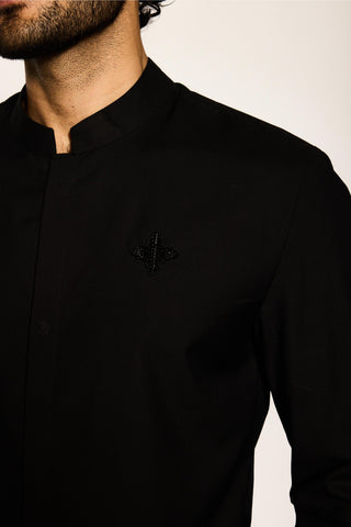Black stardust nova thread shirt